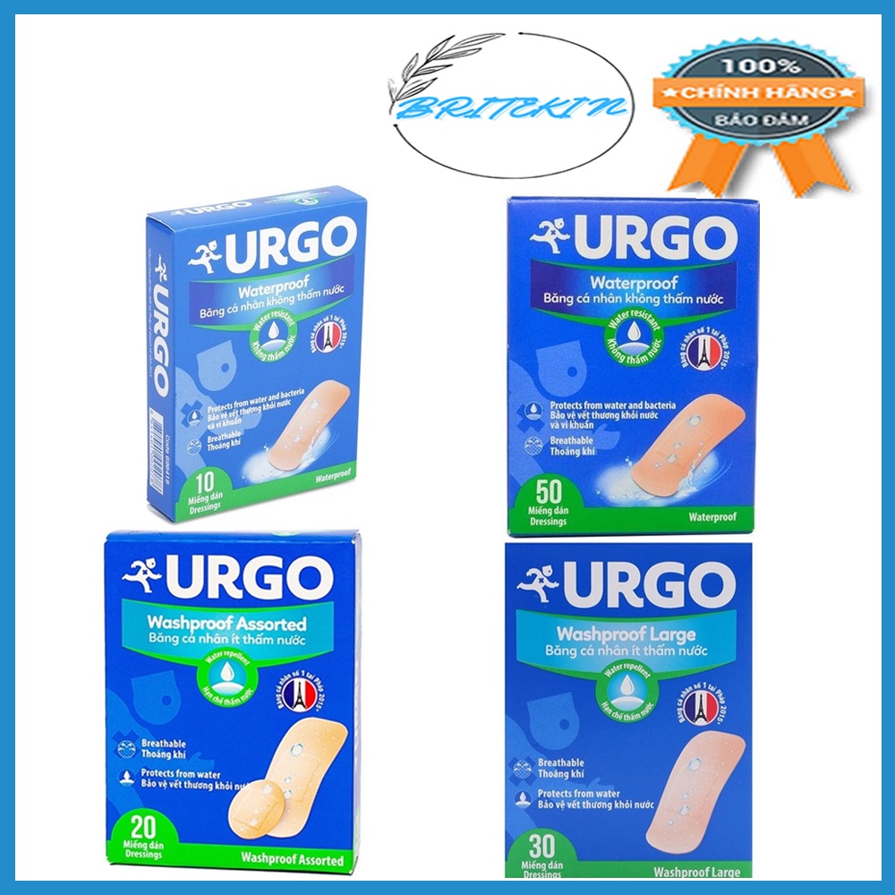 Băng Cá Nhân Chống Thấm Nước Urgo Washproof