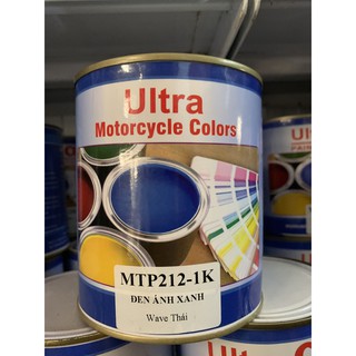 Sơn màu ultra mtp212-1k đen ánh xanh wave thái