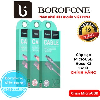 Cáp sạc hoco x2 - chính hãng - chân micro usb android - siêu xịn - siêu rẻ - siêu bền