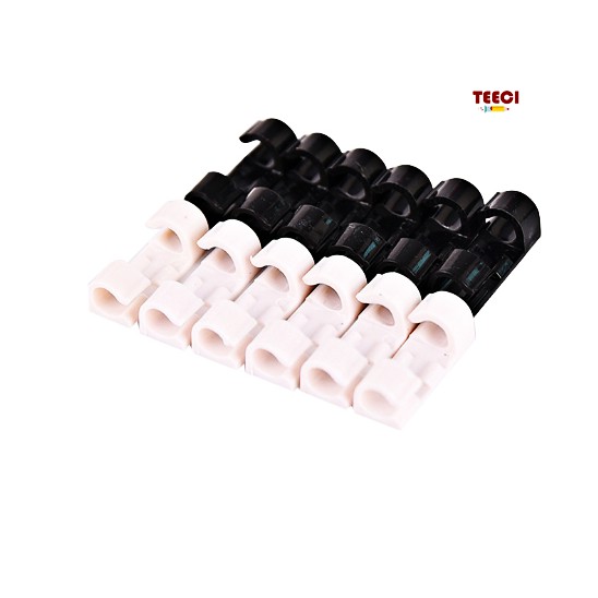 &lt;Video Review&gt; Bộ 20 Nút Đai Silicon Bọc Giữ Nứt Đứt Gãy Bảo Vệ Dây Điện Cáp Sạc Nẹp Cố Định Dây Điện Luồn Dây Điện U171