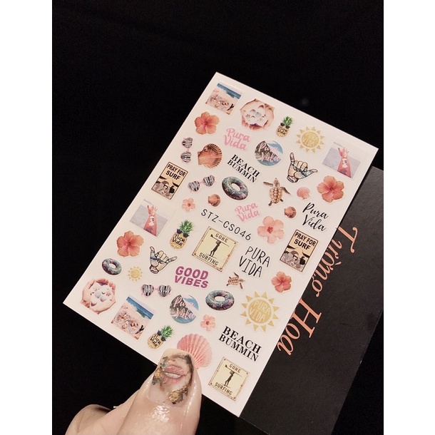 Sticker dán Móng
