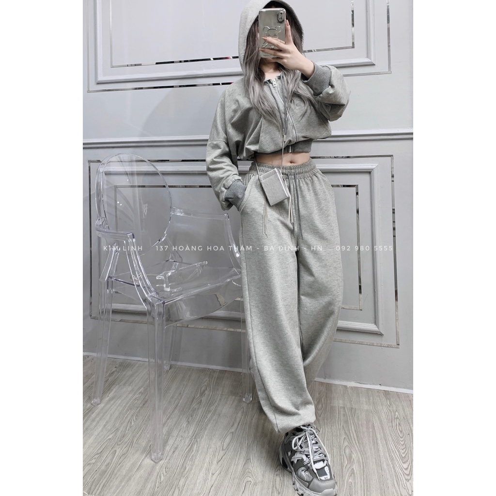 Set Nỉ Trơn Khóa Kéo - Kim Linh Shop