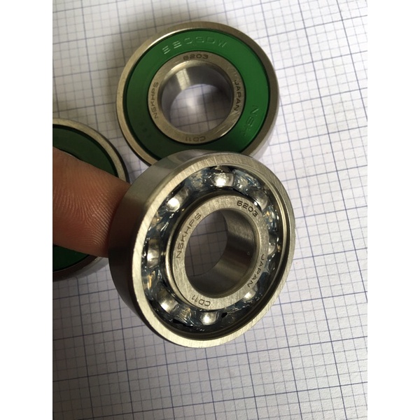 Vòng bi, bạc đạn NSK 6203 DW sử dụng cho xe máy