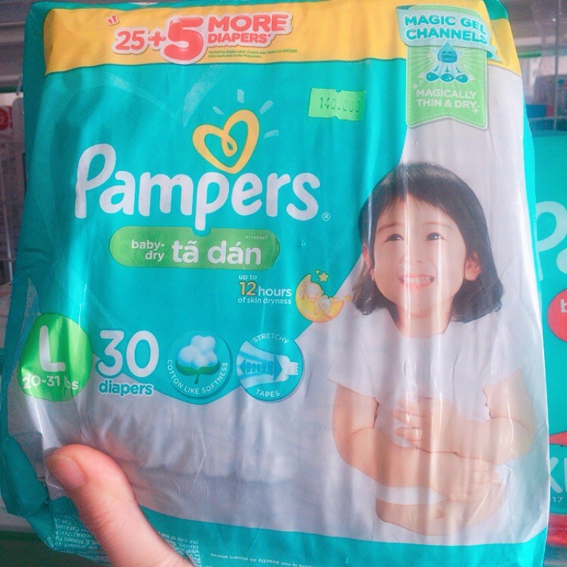 Tã dán Pamper size L 30 / miếng