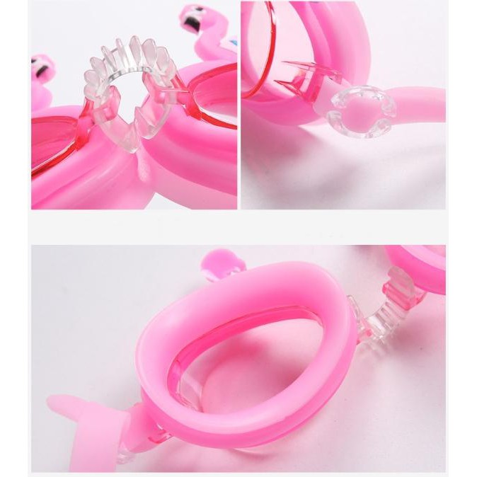 Kính bơi trẻ em cao cấp, chống nước cho bé 3-7 tuổi họa tiết ngộ nghĩnh đáng yêu - Tặng nút bịt tai