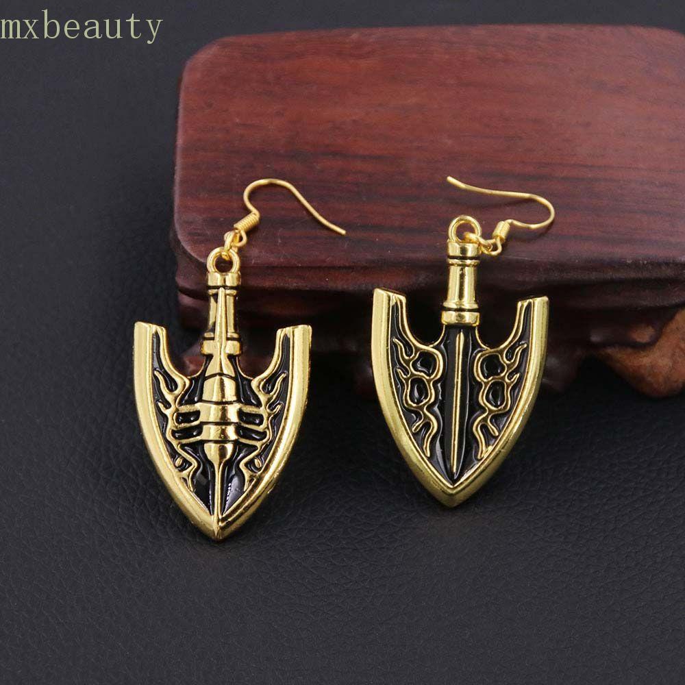 MXBEAUTY Khuyên tai móc chìa khóa xe hơi hình mũi tên anime JOJO Bizarre Adventure làm quà tặng cá tính cho nam và nữ