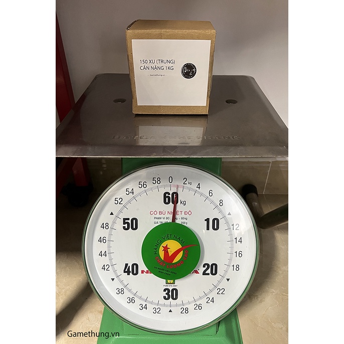 [Giá Xưởng] 3Kg Đồng Xu Xèng | Dùng Cho Máy Game Siêu Thị | Túi lớn hơn 3Kg được 500 xu