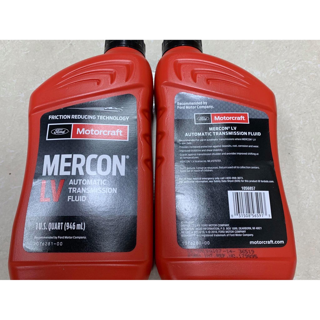 Dầu số tự động Ranger, Mazda BT50  XT10QLVC