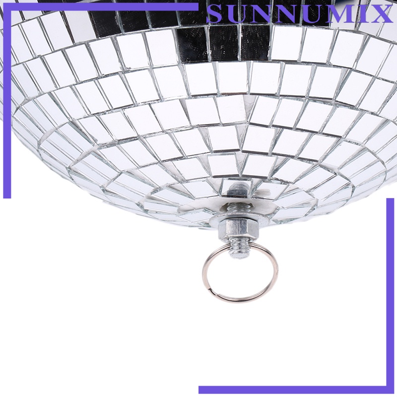 Đèn disco trang trí hình quả cầu tráng gương 15cm