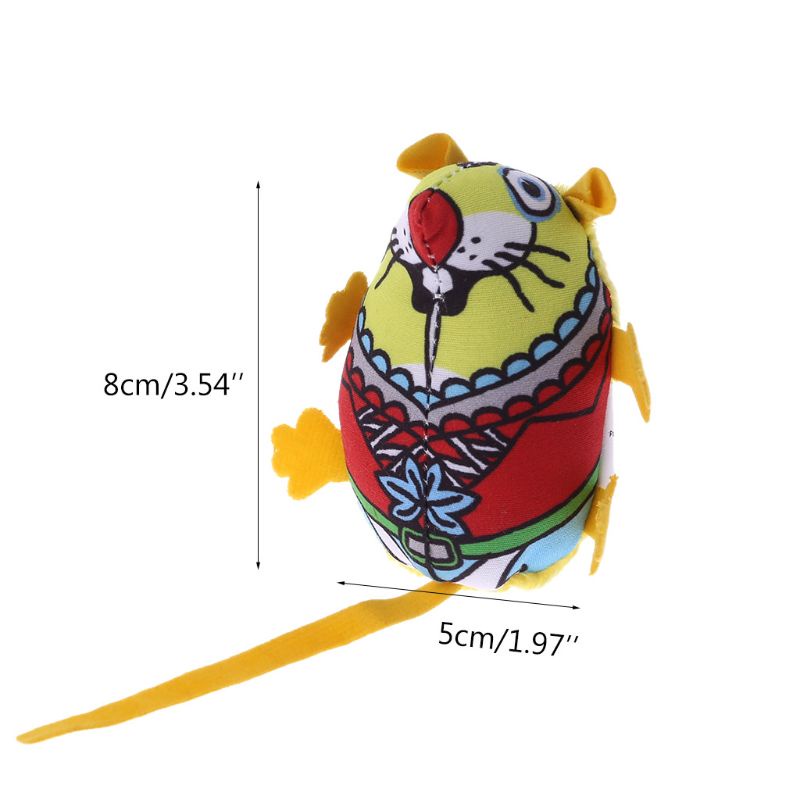 Đồ Chơi Bắt Chuột Mềm Nhiều Màu Độc Đáo Cho Mèo Cưng