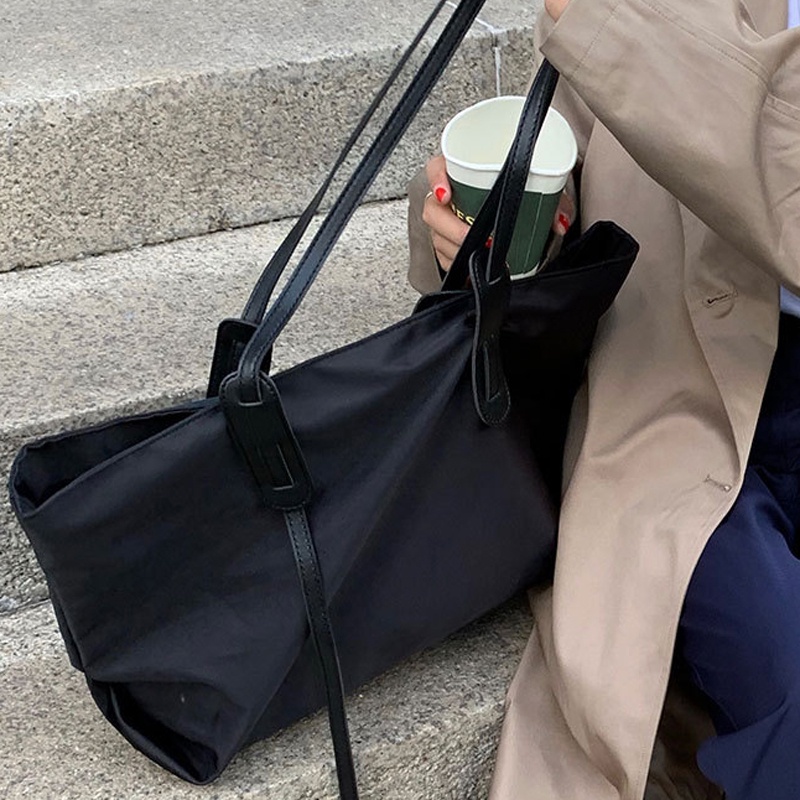 Túi tote Chất nylon Chống Thấm Nước Thiết Kế Đơn Giản Thời Trang Cho Nữ