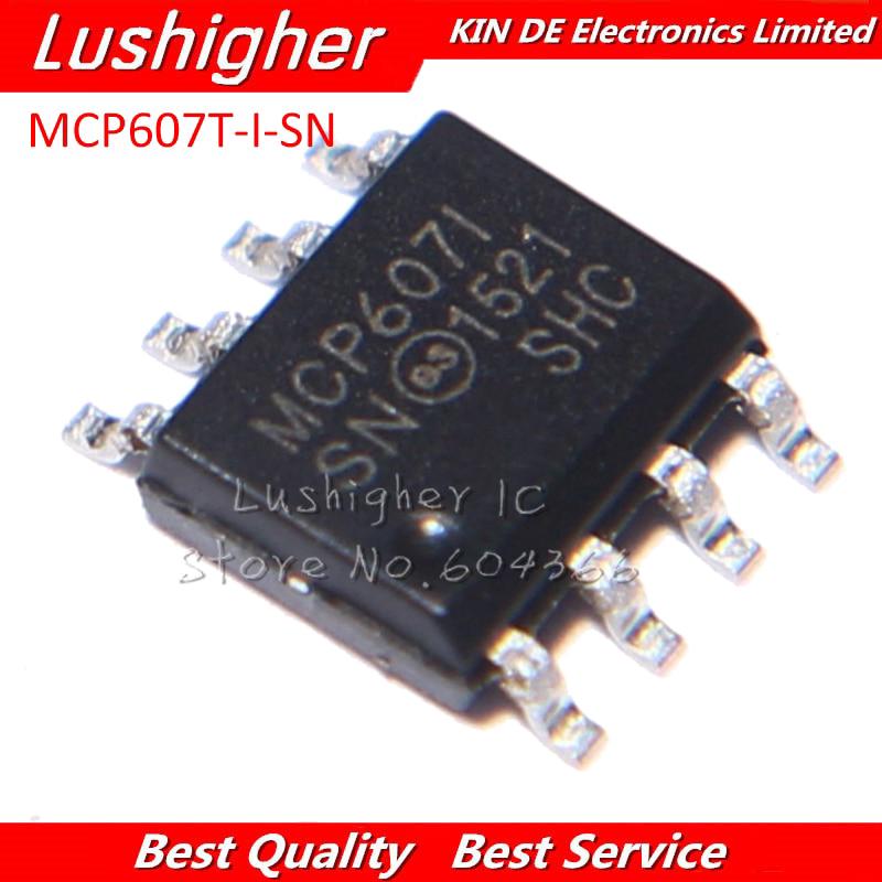 Set 10 Linh Kiện Điện Tử Mcp607T-I-Sn Sop8 Mcp607I Mcp6071 Ic Opamp Gp 155khz Rro 8soic Mcp607-I-Sn