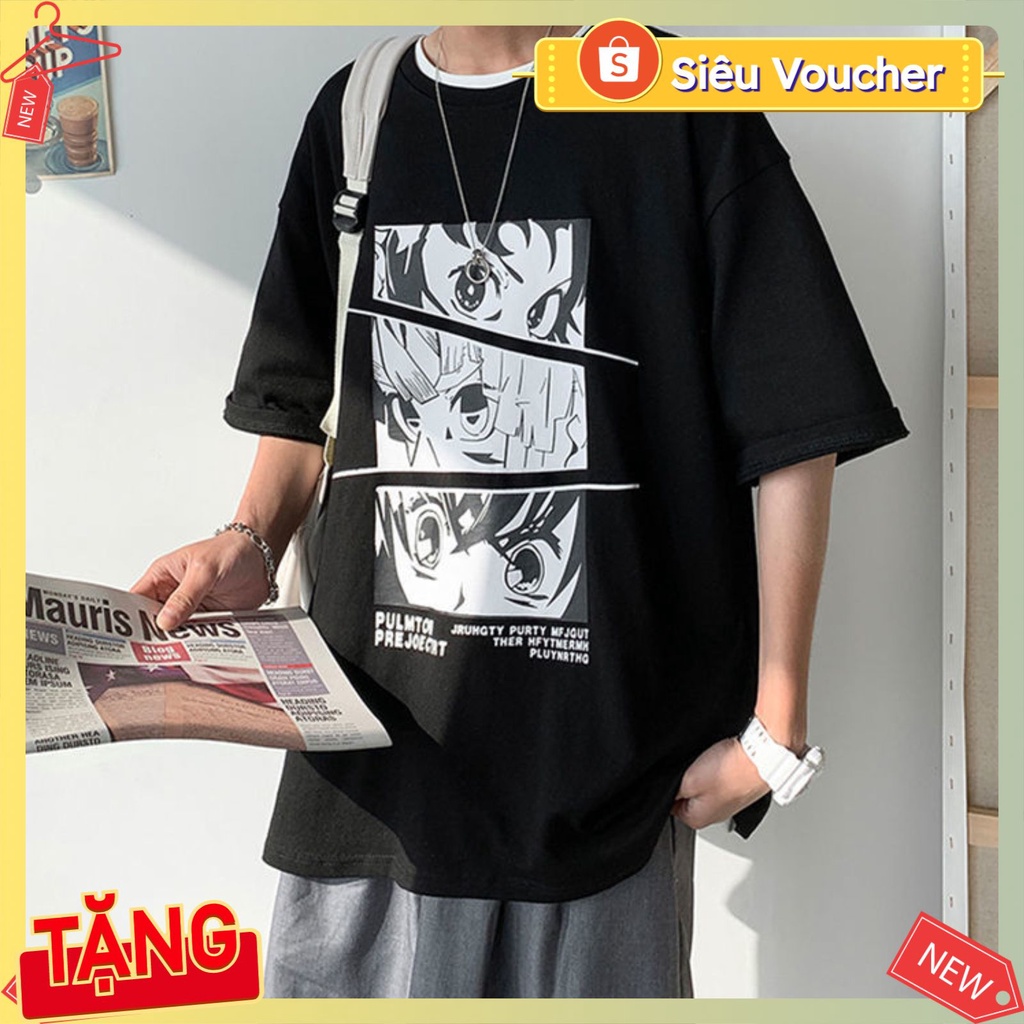 Áo thun nam nữ form rộng AnimeBababeryx, áo phông unisex tay lỡ style Ulzang | BigBuy360 - bigbuy360.vn