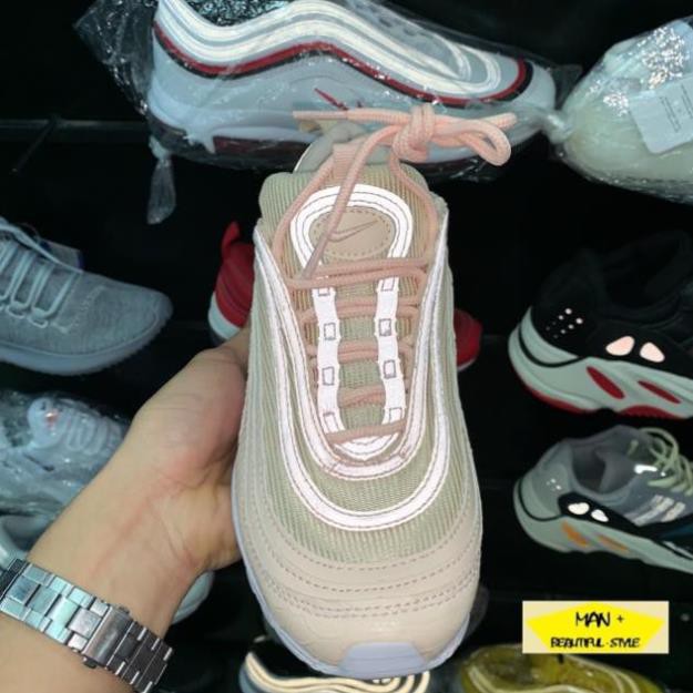 Tết🌺 Sales (FULL BOX) giày sneaker AIR MAX 97 hồng nhạt ✔️ 2020 💎 [ Real ] . * hot ^ .