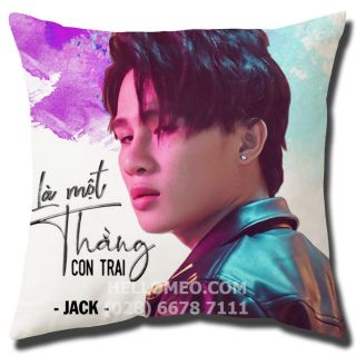 Gối ôm tựa sofa đẹp hình ca sy đang hot ở Việt Nam dành cho fan cuồng nhiệt chàng ca sỹ này