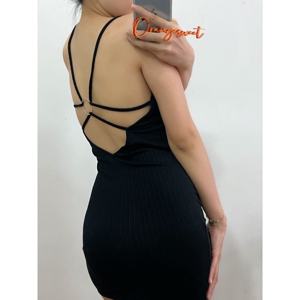 Đầm Body Đan Dây Lưng Cuốn Hút  ĐDL