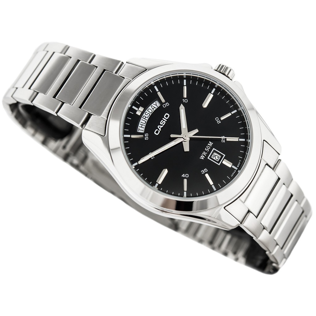 Đồng hồ nam dây kim loại Casio Standard chính hãng Anh Khuê MTP-1370D-1A1VDF (39mm)