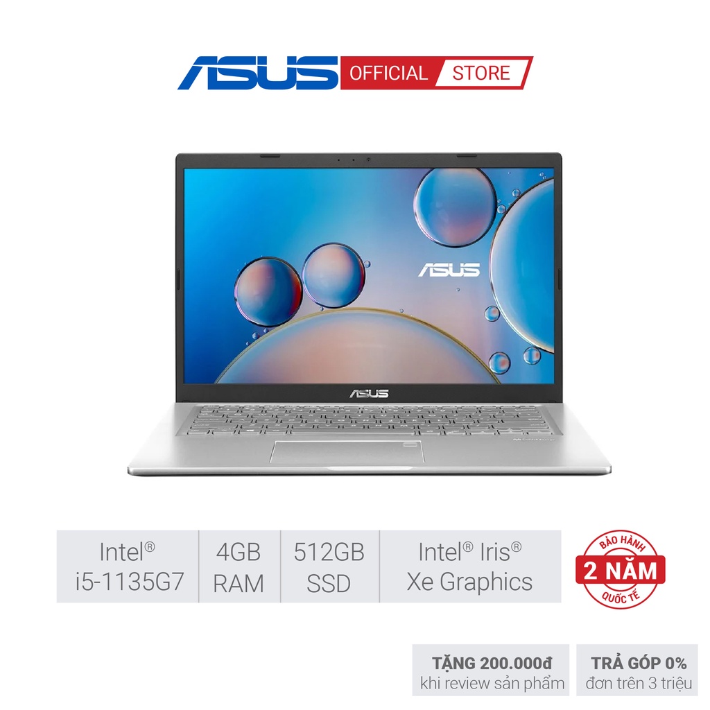 Laptop Asus Vivobook X415EA-EB640W i5-1135G7 | 4GB | 512GB | Intel Iris Xe | 14" FHD