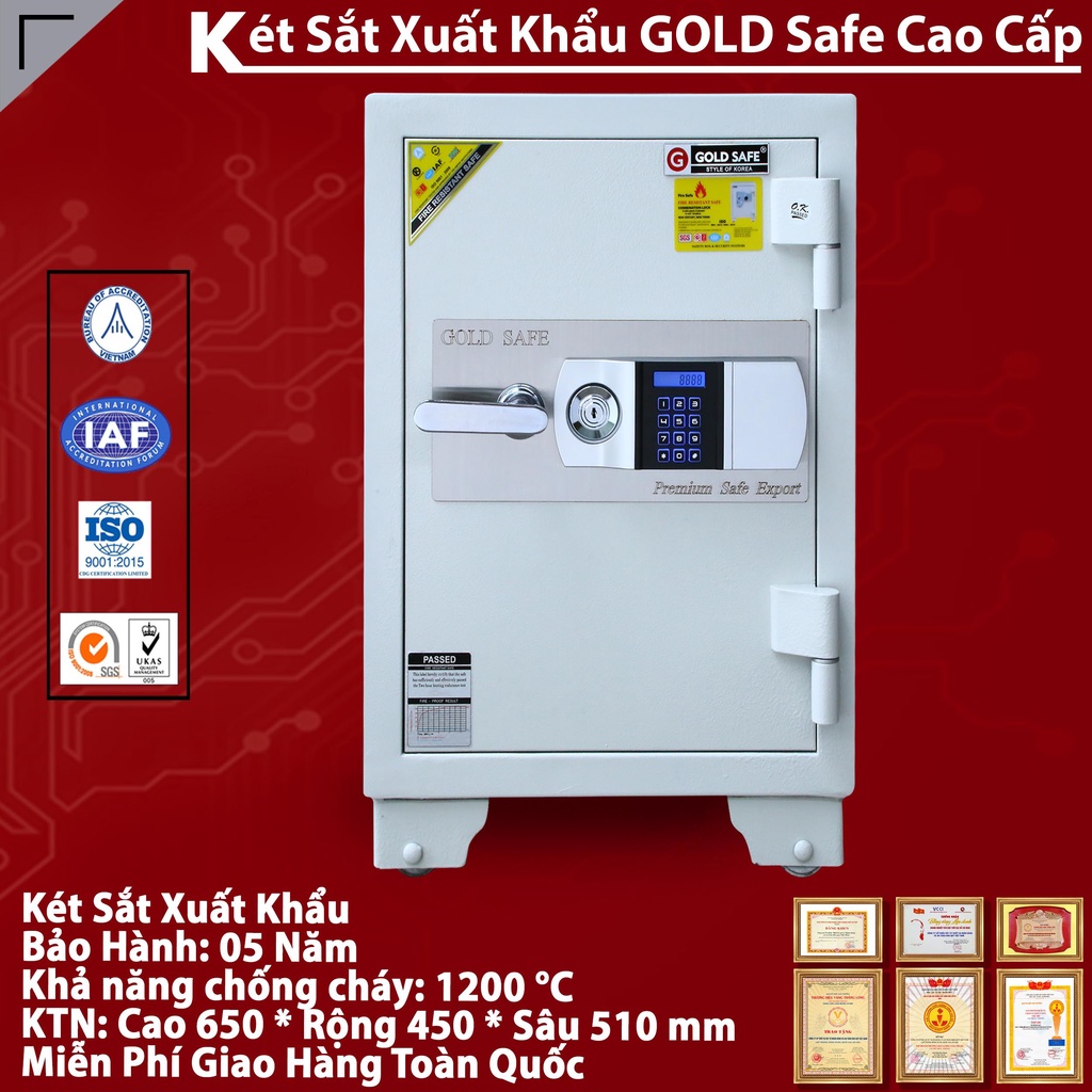 Két Sắt May Mắn GOLD SAFES G650 E Silver