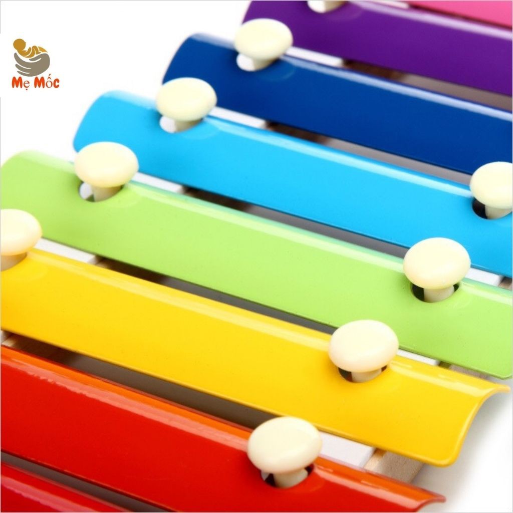 Đàn Gõ Nhạc cho bé - Đồ chơi Gỗ đàn gõ nhạc - Đàn Xylophone 8 thanh giúp bé kích thích phát triển giác quan[Shop Mẹ Mốc