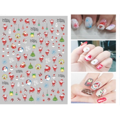 Sticker noen hình dán giáng sinh siêu đẹp