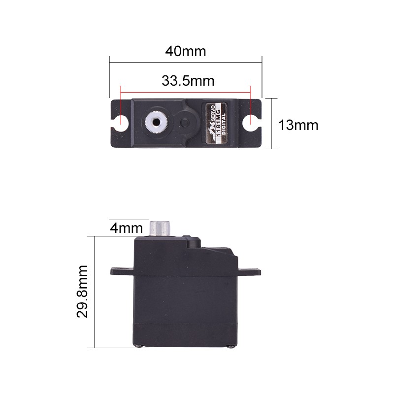 Động cơ Servo Pdi-1181Mg 18g Jx Pdi-1171Mg 17g 3.5kg cho mô hình điều khiển từ xa chuyên dụng
