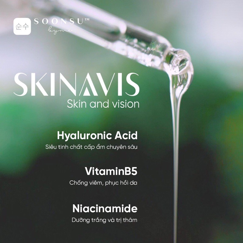 Tinh Chất Cấp Ẩm Phục Hồi SKINAVIS Hyaluronic Acid & Niacinamide + B5 | BigBuy360 - bigbuy360.vn