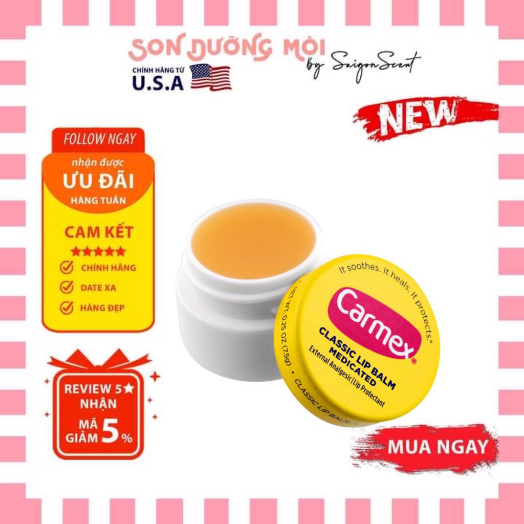 Son Dưỡng Carmex Lip Balm (7.5g)