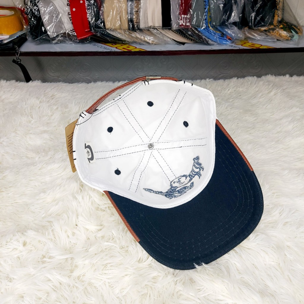 Nón kết ông địa true (Hang Hot) Mũ lưỡi trai thời trang thể thao cao cấp màu trắng thêu full cực đẹp