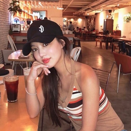 Blackpink Lisa Mũ Lưỡi Trai In Hình Mặt Cười Phong Cách Thời Trang Hàn Quốc