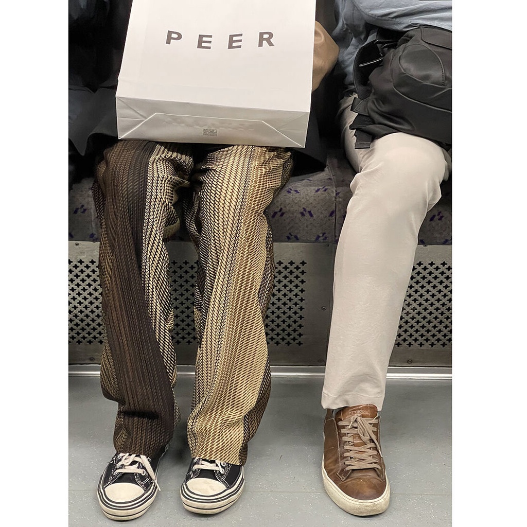 Women's Fashion Color Wide-Length High Waisted Long Pants