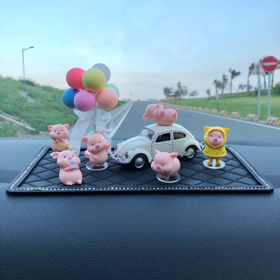 Mô Hình Trang Trí Esasylife Set 6 Chú Heo Con Dễ Thương Để Bàn Làm Việc, Xe Hơi, Ô Tô, Bàn Học, Phòng Khách Giá Rẻ