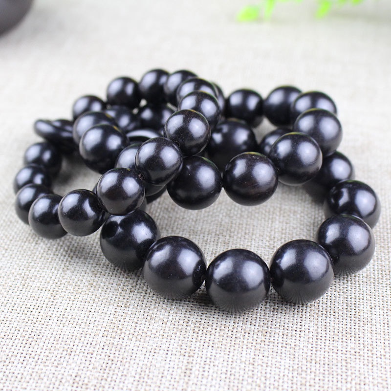 Vòng Tay Chuỗi Hạt Gỗ Mun Độc Đáo Thời Trang Cho Nam Và Nữ