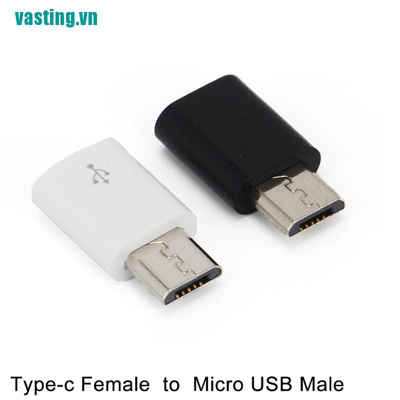 V☆Đầu Chuyển Đổi USB-C Type C Cái Sang Micro USB Đực