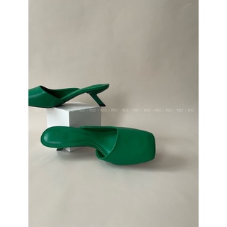 EVA HIGH HEELS - Guốc Gót Xéo