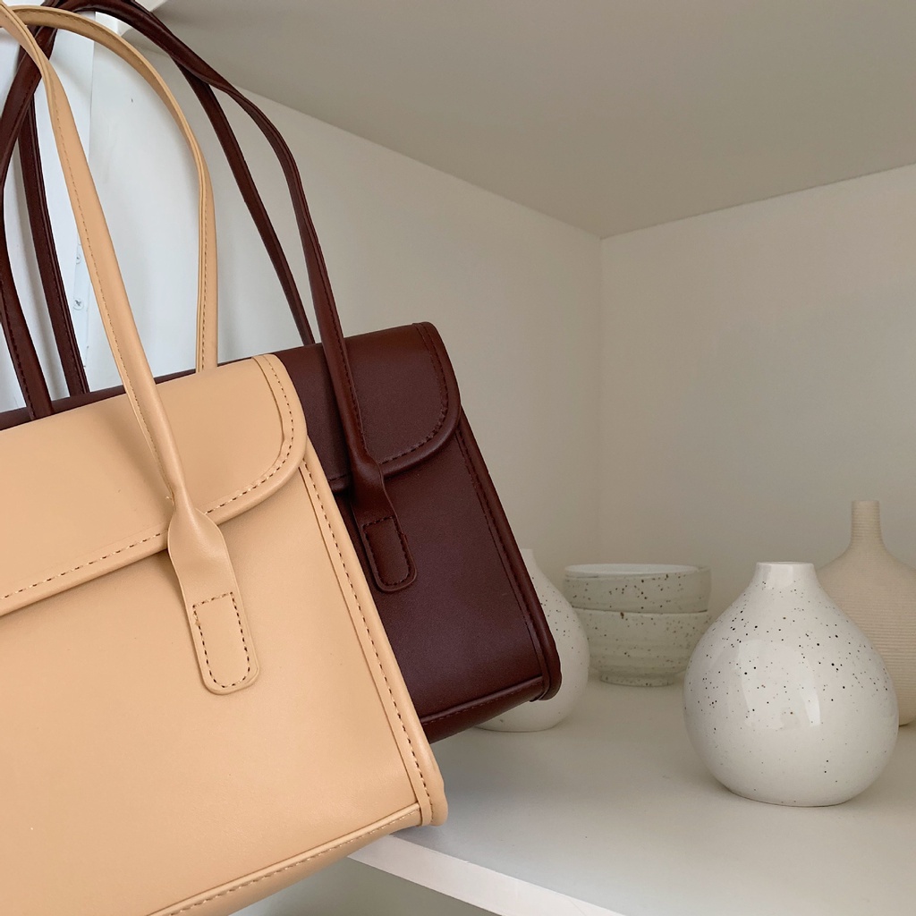 Dela Túi Đeo Một Bên Vai Thời Trang Xuân Hè Hàn Quốc Cổ Điển 2022 Mới Dễ Phối Đồ Dành Cho Nữ