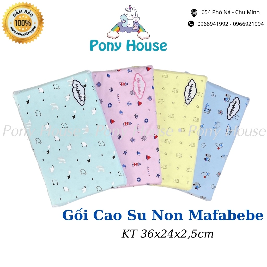 Gối Cao Su Non MAFABEBE Nhiều Lỗ Thống Hơi Chống Ngạt Cho Bé Cỡ Đại