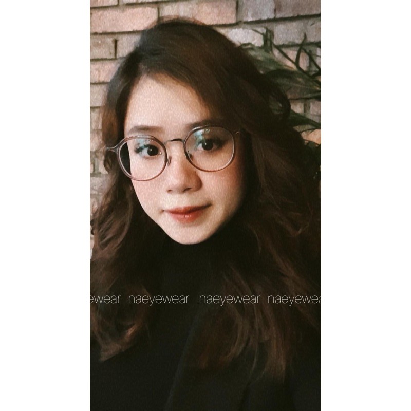 Kính đa giác kim loại mix nhựa mẫu mới xinh ngất