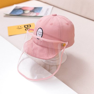 ✿-LZZ-✿-Babies Detachable Protective Hat Universal Anti-fog Face Shield