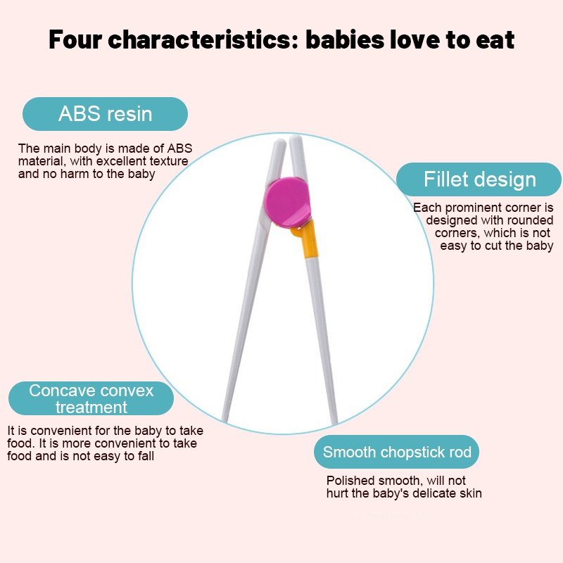 Cặp đũa tập ăn ZHAN QI TOYS bằng silica gel kiểu hoạt hình dễ thương có thể tái sử dụng cho bé