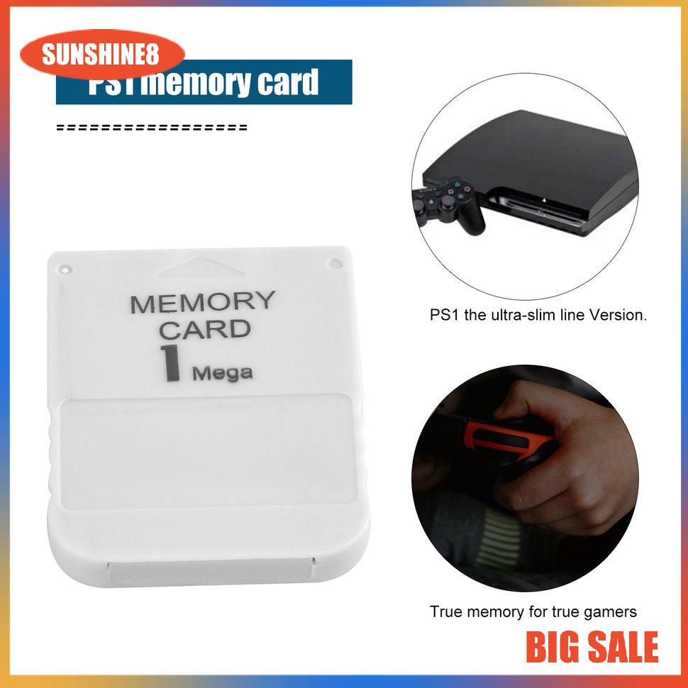 【SUN】PS1 Memory Card 1 Mega Memory Card For Playstation 1 One PS1 PSX Game Useful