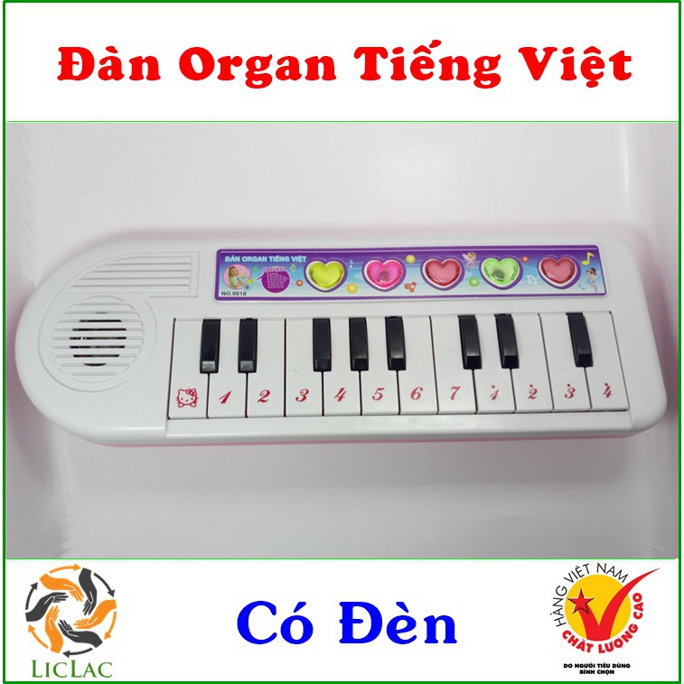 Đồ Chơi Đàn Organ Tiếng Việt - Đàn Organ Cho Bé - LICLAC