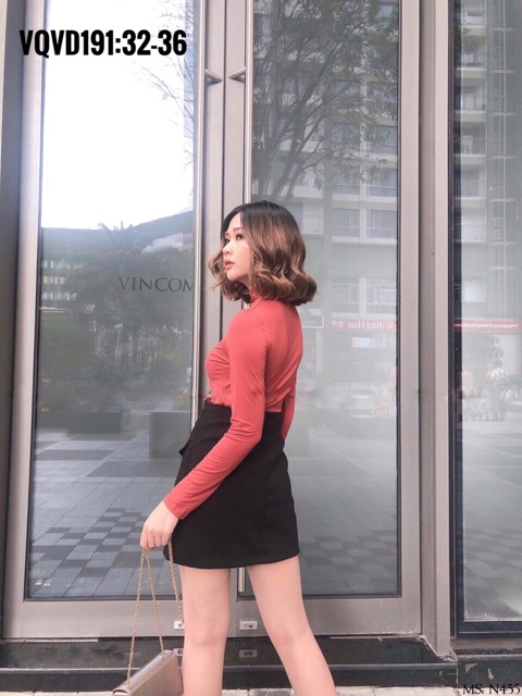Bigsize Quần váy phối túi VQVD191
