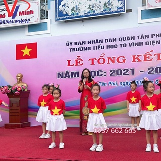 Áo Cờ Đỏ Sao Vàng Trẻ Em Đủ Size Cho Bé Chất Vải Tốt Thoáng Mát - VĨNH PHÁT