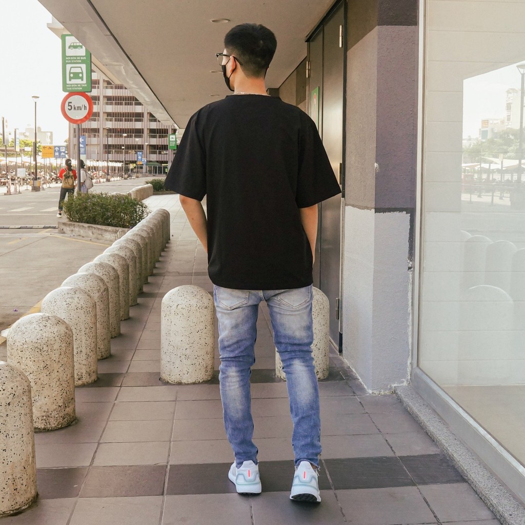 Áo thun nam nữ Unisex PARACUTY Logo Basic P07 chất liệu cotton 100%,co giãn 4 chiều,dày dặn,form rộng tay lỡ | BigBuy360 - bigbuy360.vn