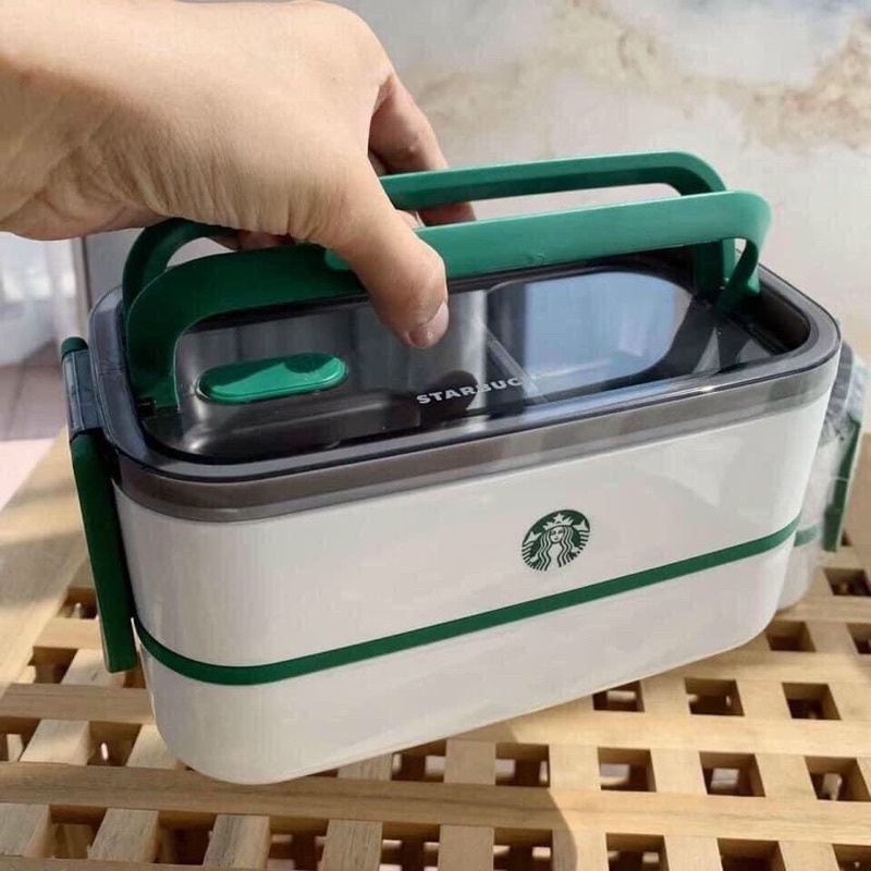 HỘP Ủ CƠM GIỮ NHIỆT STARBUC.K 2 TẦNG