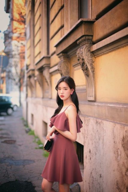 [Mã BMBAU50 giảm 50K đơn 150K] Zerasy - Đầm dây phối bèo mặc được 2 kiểu | BigBuy360 - bigbuy360.vn