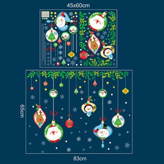 Decal trang trí noel rèm giọt nước Z112