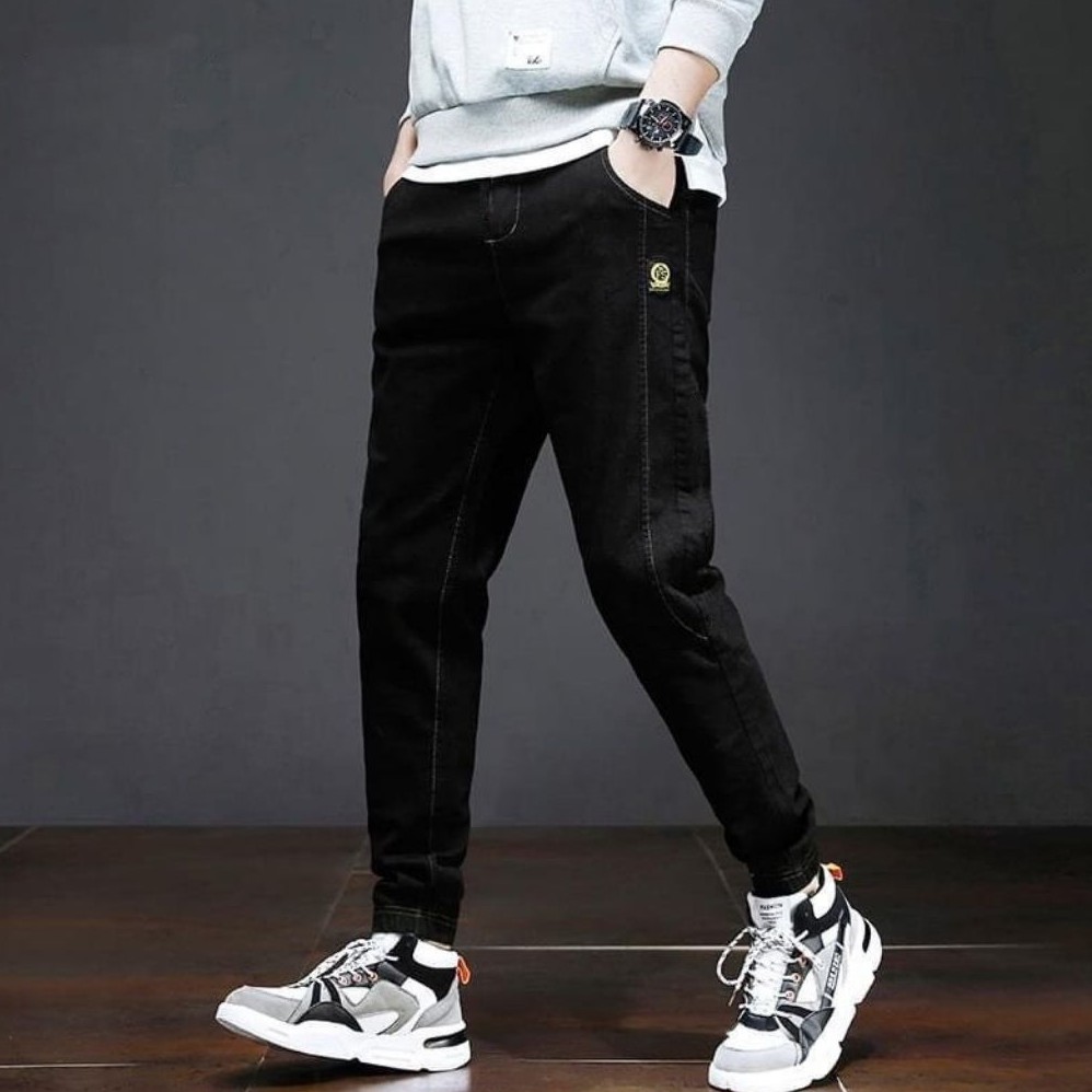 Quần Jean Nam Chất Bò XuMon Cao Cấp Ống Côn Jocger XM9072DR Co Dãn 4 Chiều | BigBuy360 - bigbuy360.vn