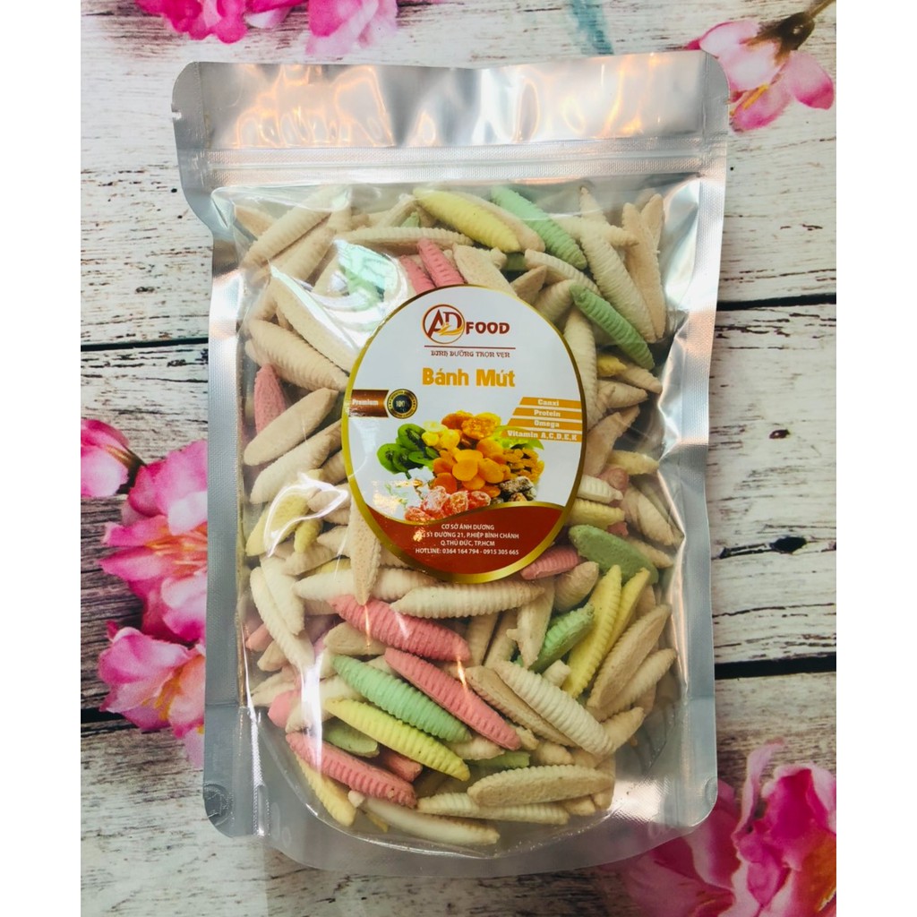 500g bánh đuông dừa mix đủ vị